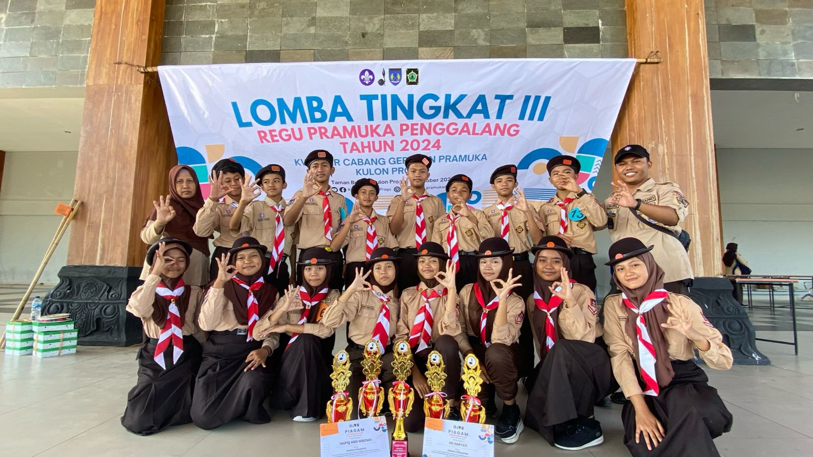 Borong Piala, Dua Regu MTsN 3 Kulon Progo Raih Juara Tergiat II di LT III