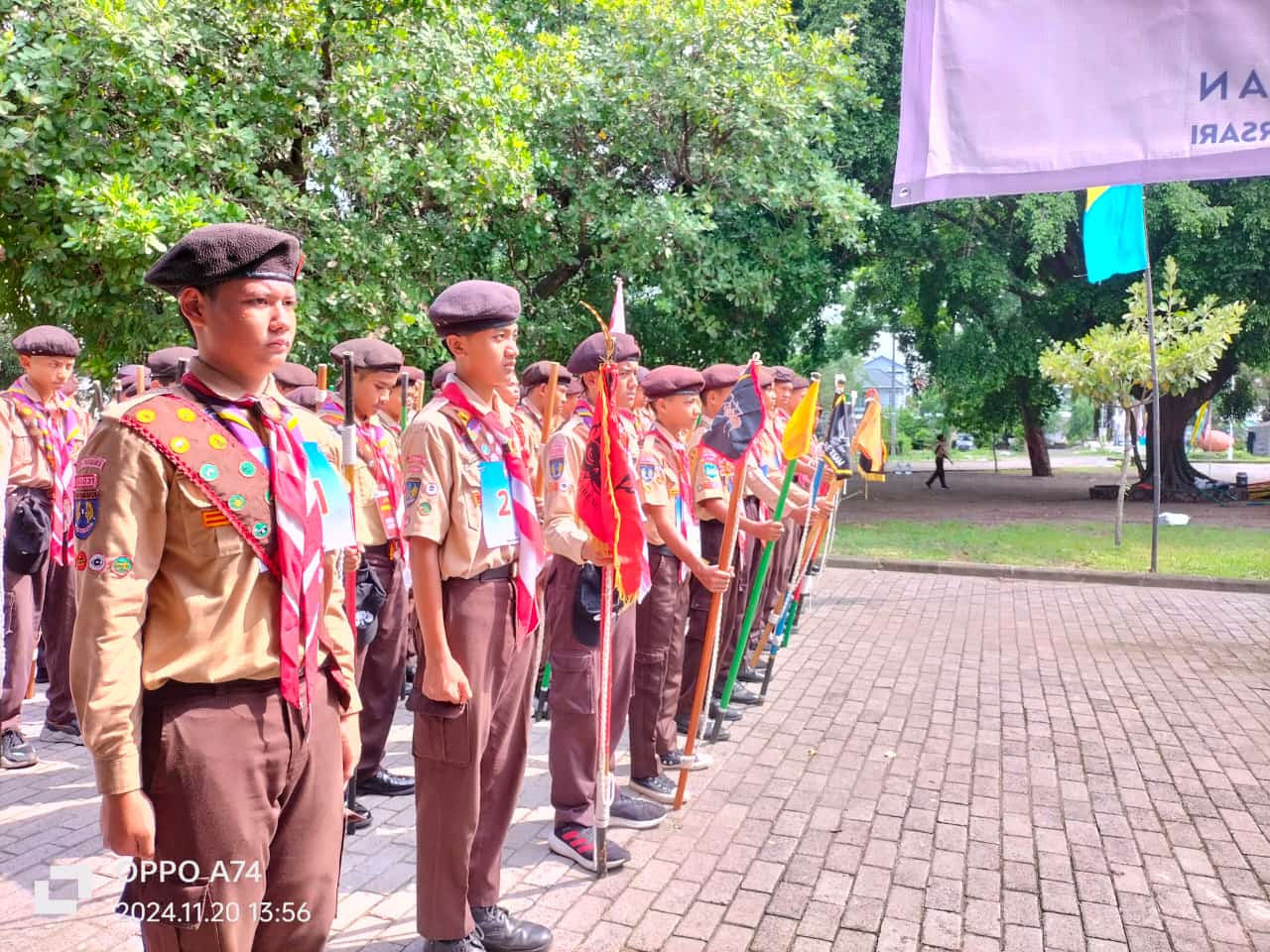 MTsN 3 Kulon Progo Latih Mental Siswa Melalui Ajang LT IV Kepramukaan DIY