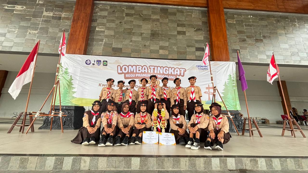 Pramuka MTsN 3 Kulon Progo Pulang Membawa Prestasi di Lomba Tingkat Regu Pramuka Penggalang III