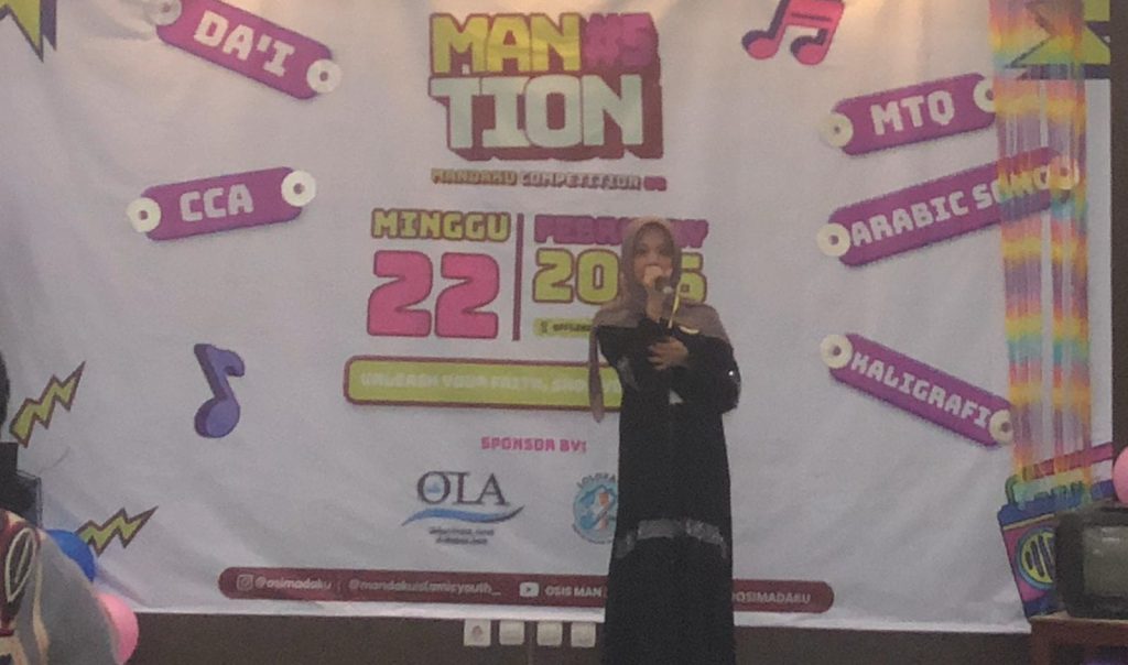 Nayla Fardilla MTsN 3 Kulon Progo Raih Juara Ketiga Arabic Song Mantion